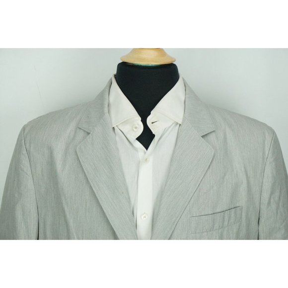 C.P. Company Light Gray Cotton Blend Sport Coat Jacket Sz 54 EU 44US - Picture 2 of 11